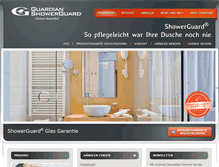 Tablet Screenshot of eu.de.showerguardglass.com